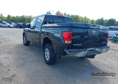 2004 Nissan Titan Se from USA, damaged, VIN 1N6AA07B04N580140